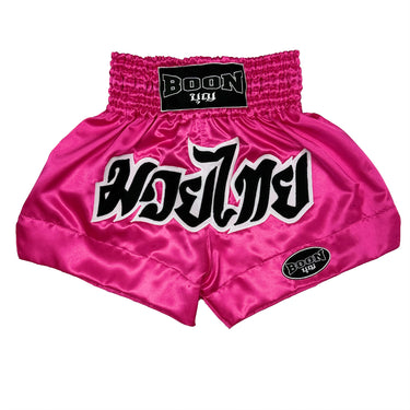 MT02PK Muay Thai Shorts PINK CLASSIC